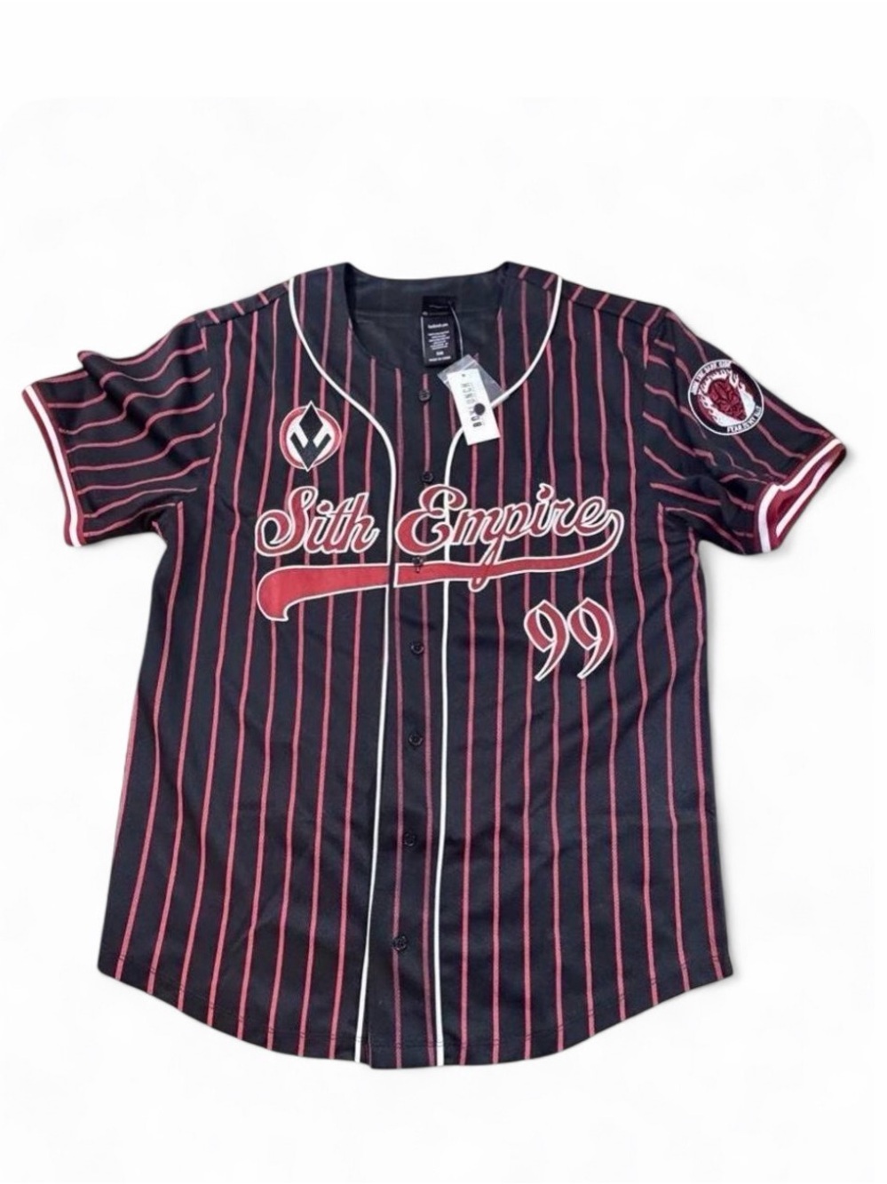 Star Wars Darth Maul Sith Empire 99 BoxLunch Baseball Jersey S/M NWT